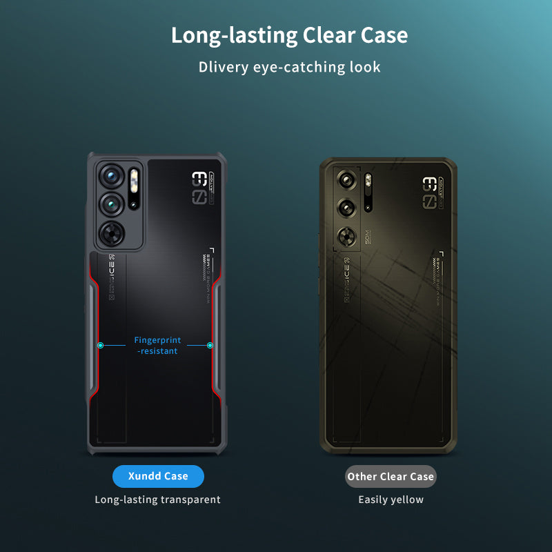 XUNDD Case for ZTE nubia Red Magic 9 Pro 5G / 9 Pro+ 5G Hybrid TPU+Acrylic Phone Cover XUNDD Case for ZTE nubia Red Magic 9 Pro 5G / 9 Pro+ 5G Hybrid TPU+Acrylic Phone Cover
